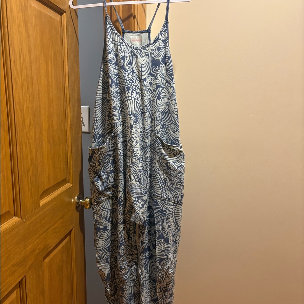Free People Hot Shot Onesie size Medium Rare print